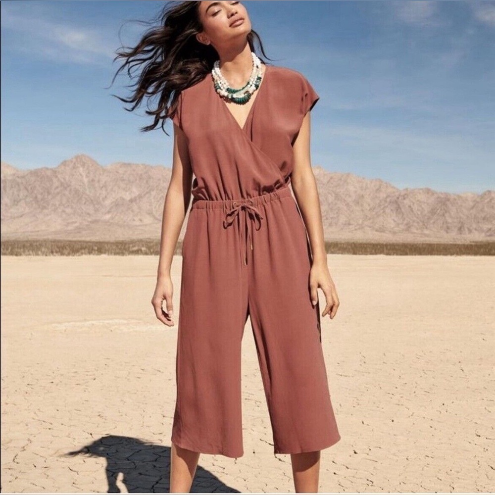 Eileen Fisher Ruset Wide Leg Jumpsuit - Size M